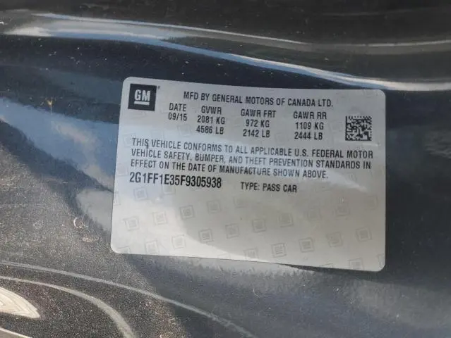 2015 CHEVROLET CAMARO LT