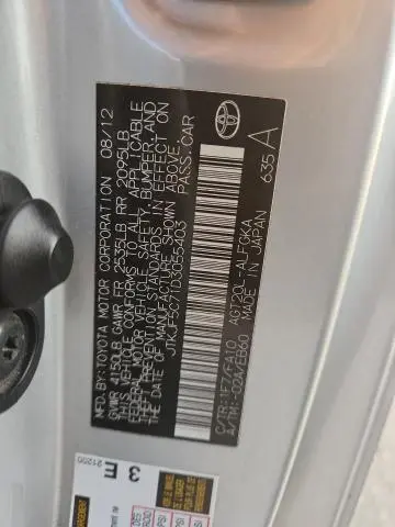 2013 TOYOTA SCION TC   