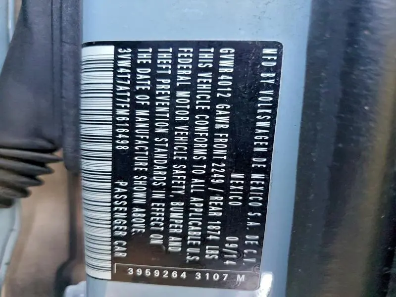 2015 VOLKSWAGEN BEETLE R-LINE  