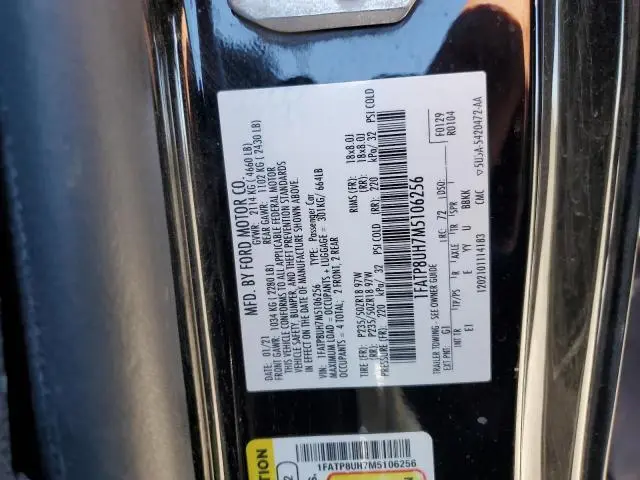 2021 FORD MUSTANG