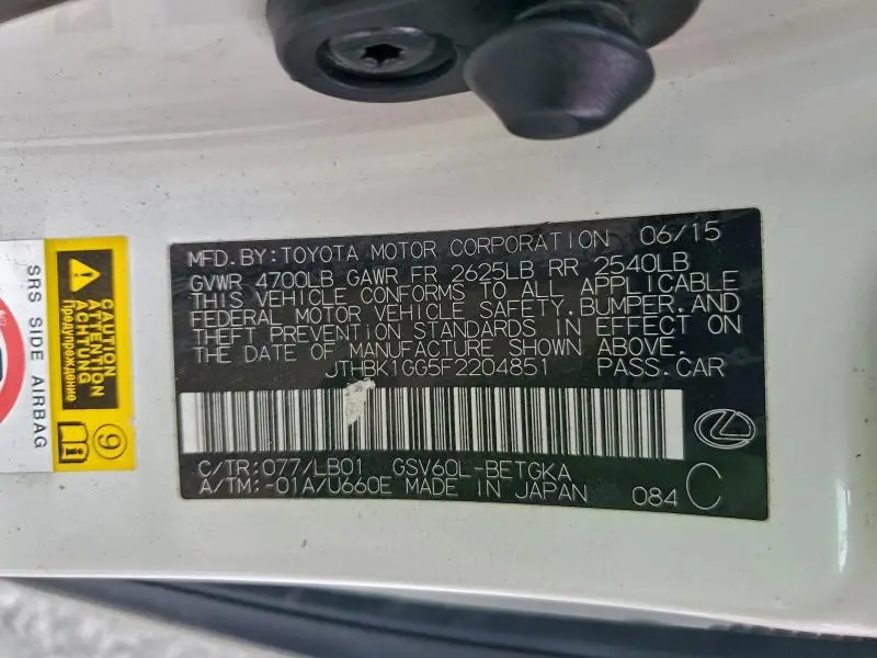 2015 LEXUS ES 350  