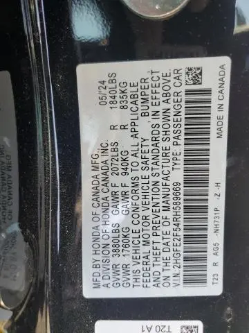 2024 HONDA CIVIC SPORT  
