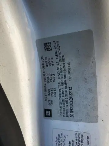 2014 CHEVROLET CAMARO 2SS  