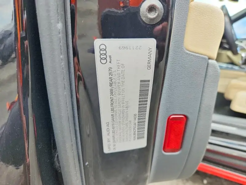 2018 AUDI A5 PREMIUM S LINE  