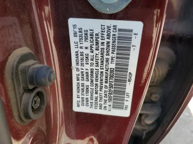 2015 HONDA CIVIC LX  