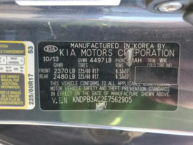 2014 KIA SPORTAGE BASE  
