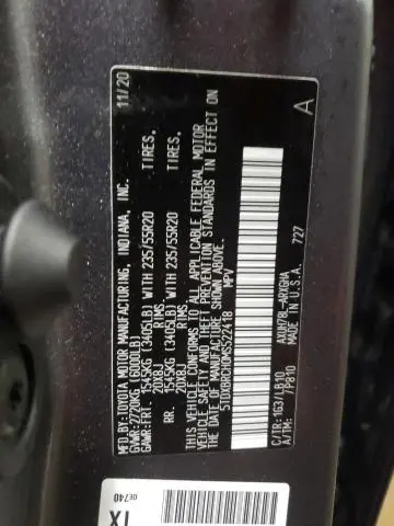 2021 TOYOTA HIGHLANDER HYBRID LIMITED