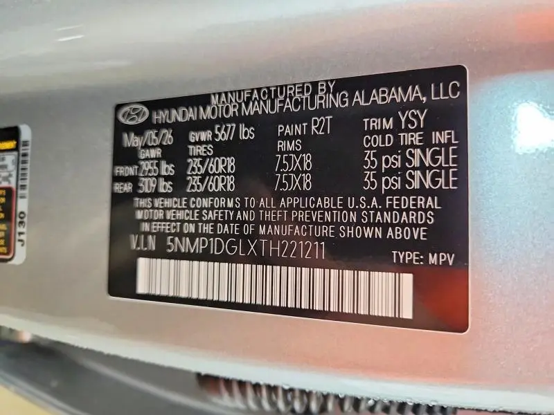 2026 HYUNDAI SANTA FE SE  