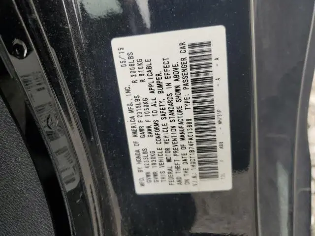 2015 HONDA ACCORD EX  