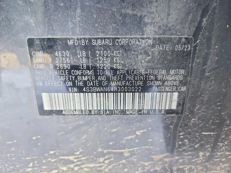 2024 SUBARU LEGACY LIMITED  