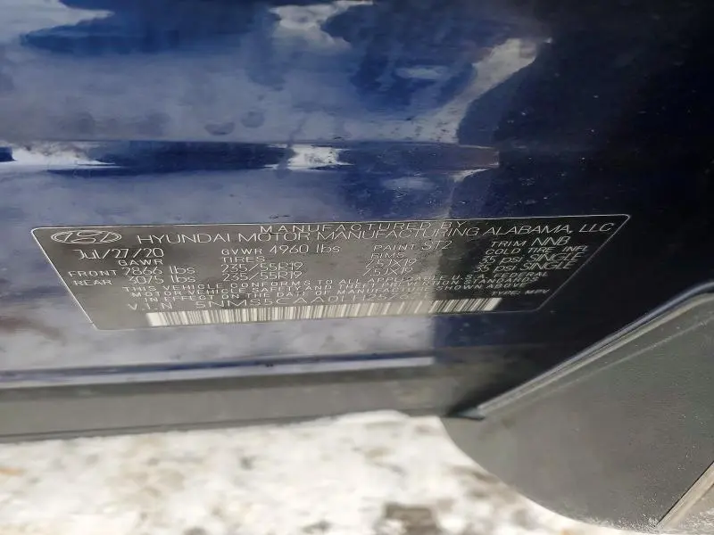 2020 HYUNDAI SANTA FE LIMITED  