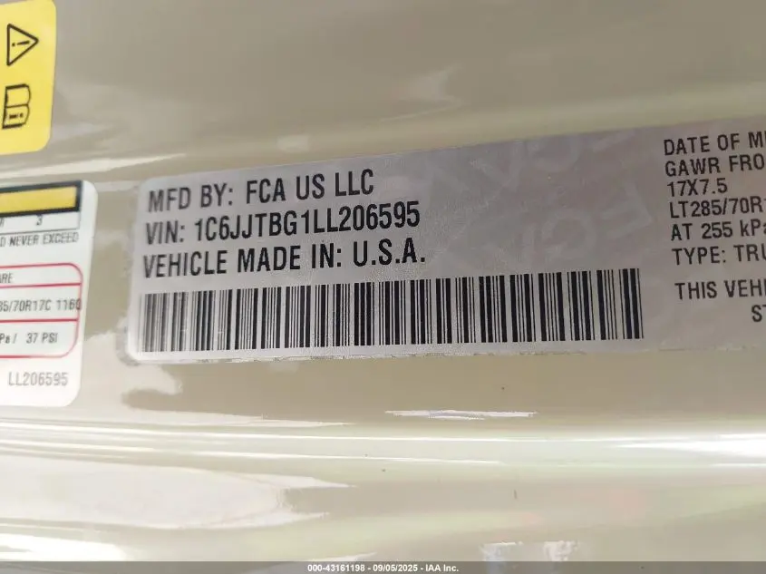 2020 JEEP GLADIATOR RUBICON 4X4