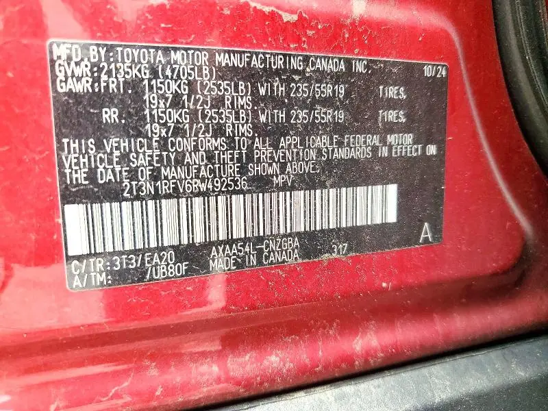 2024 TOYOTA RAV4 LIMITED  
