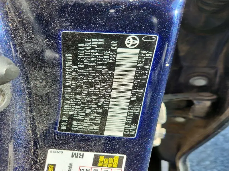 2021 TOYOTA COROLLA LE  