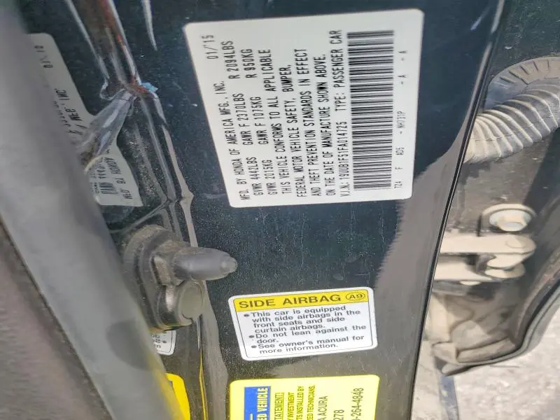2015 ACURA TLX TECH  