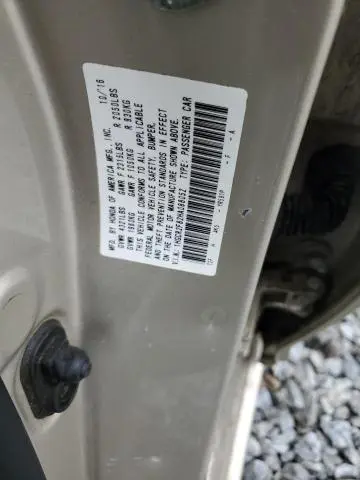 2017 HONDA ACCORD EXL  