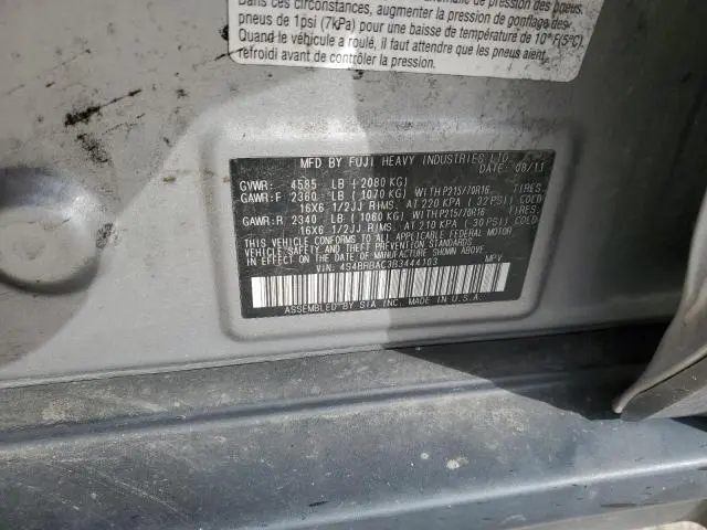 2011 SUBARU OUTBACK 2.5I  