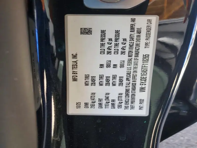 2026 TESLA MODEL 3   