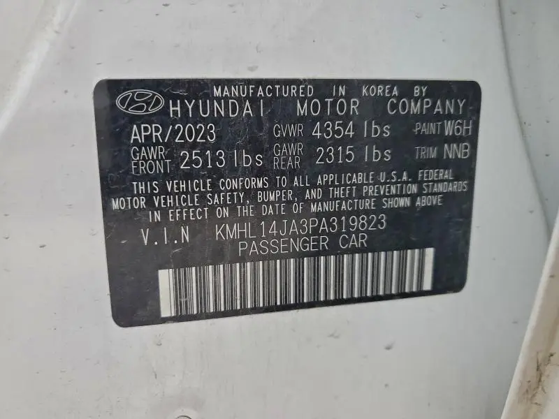 2023 HYUNDAI SONATA SEL  