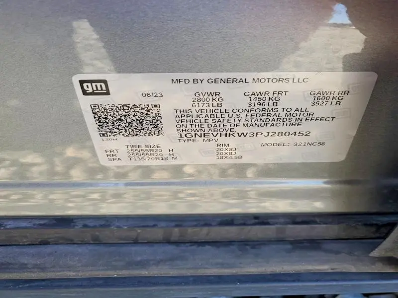 2023 CHEVROLET TRAVERSE LT  