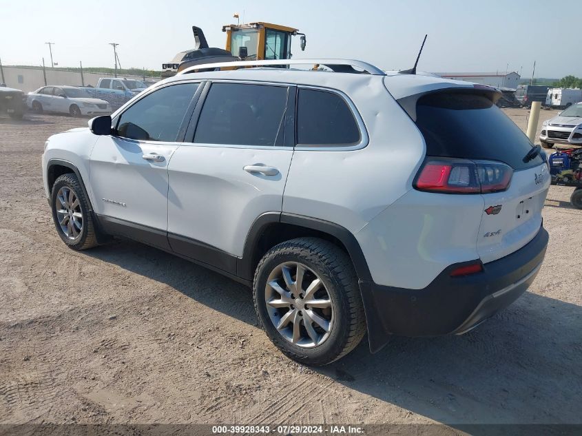 2019 JEEP CHEROKEE LIMITED 4X4