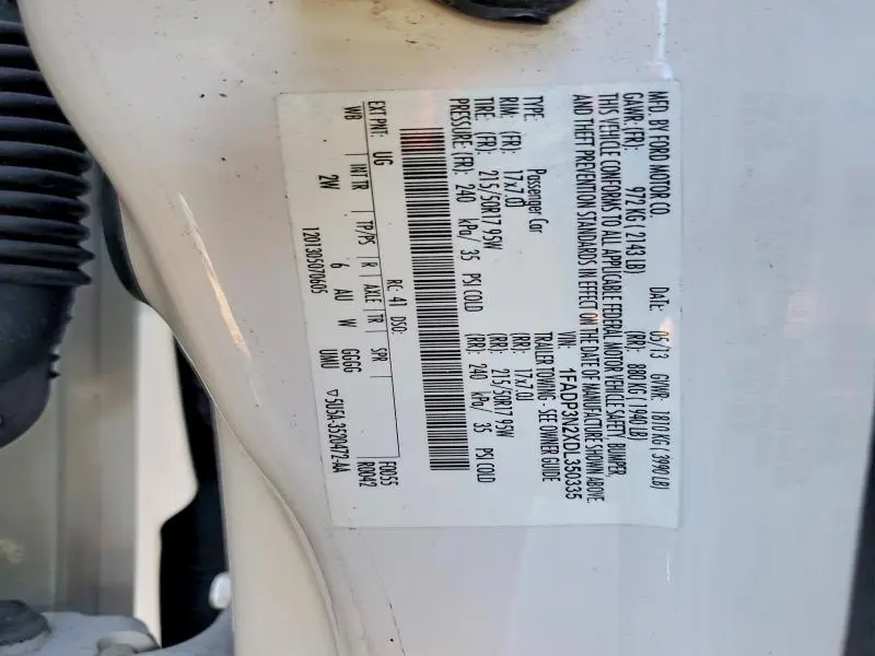 2013 FORD FOCUS TITANIUM  