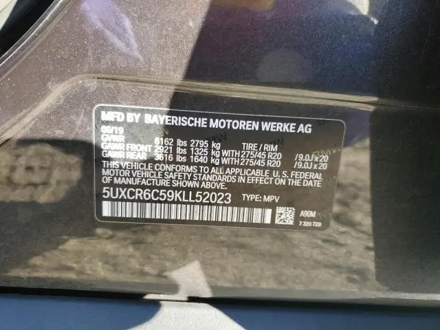 2019 BMW X5 XDRIVE40I  