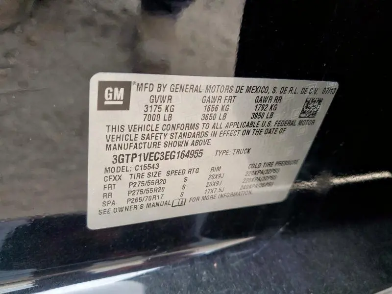 2014 GMC SIERRA C1500 SLT  