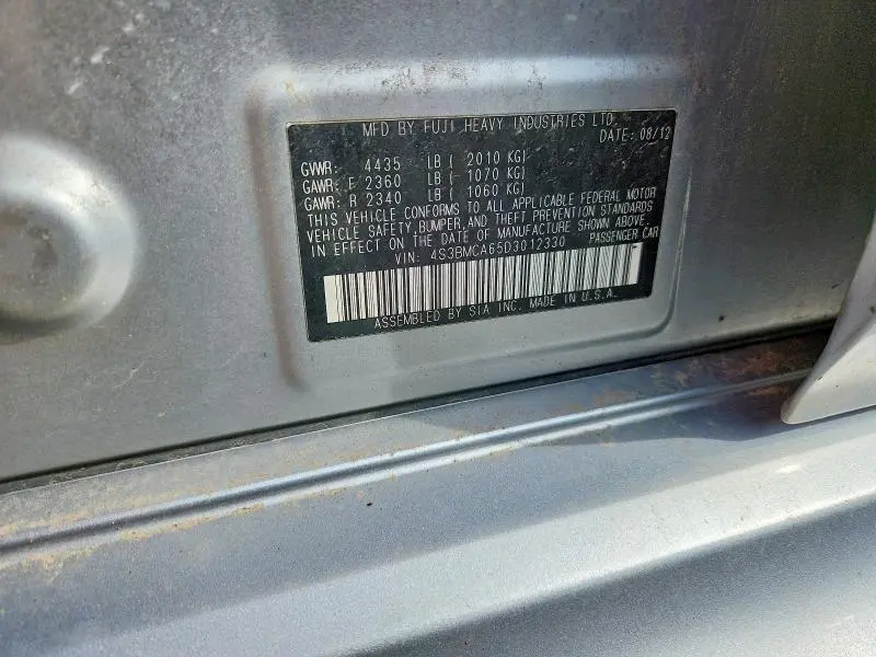 2013 SUBARU LEGACY 2.5I  