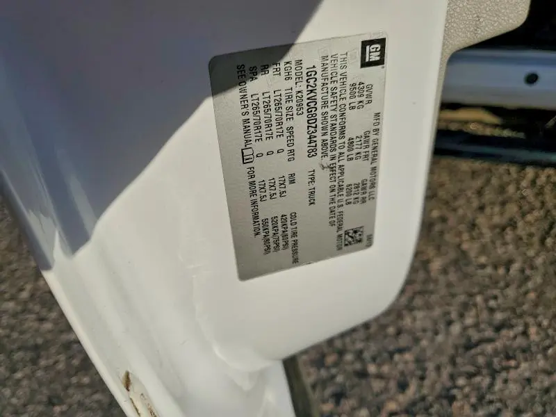 2013 CHEVROLET SILVERADO K2500 HEAVY DUTY  