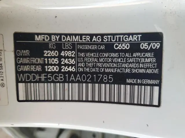 2010 MERCEDES-BENZ E 350  