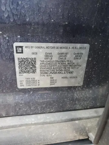 2019 CHEVROLET TRAX LS  