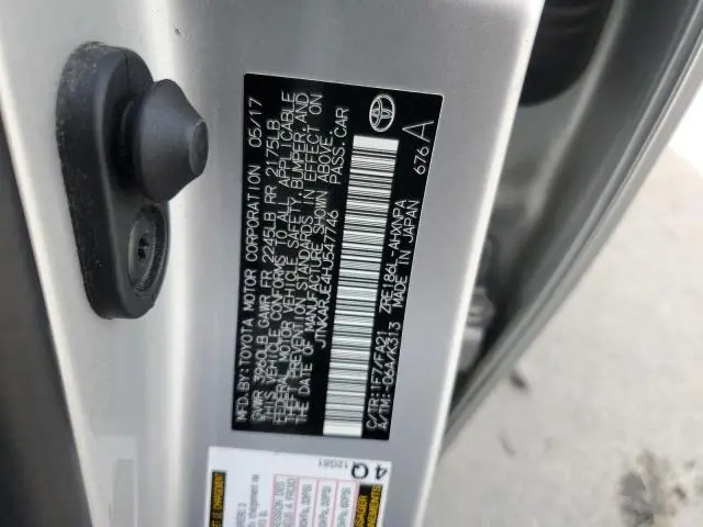 2017 TOYOTA COROLLA IM   