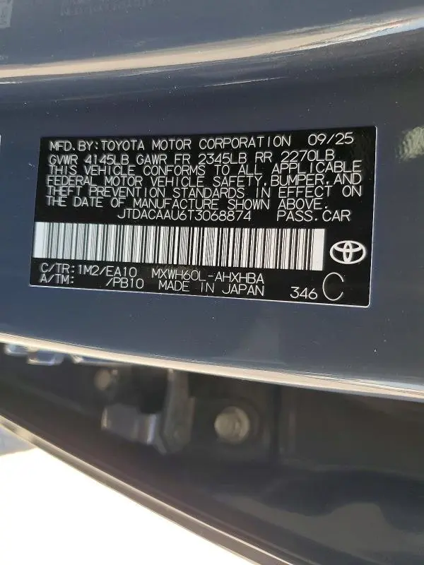 2026 TOYOTA PRIUS   