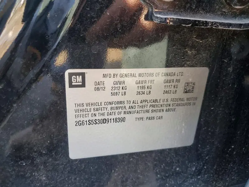 2013 CADILLAC XTS PREMIUM COLLECTION  