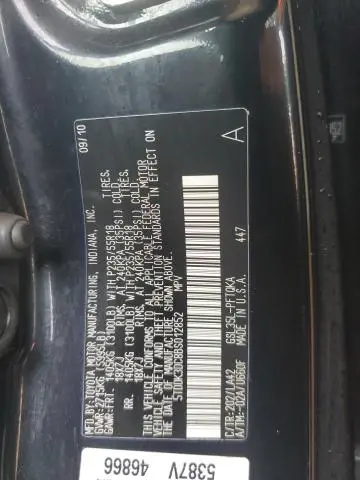 2011 TOYOTA SIENNA XLE  