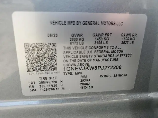 2023 CHEVROLET TRAVERSE RS  