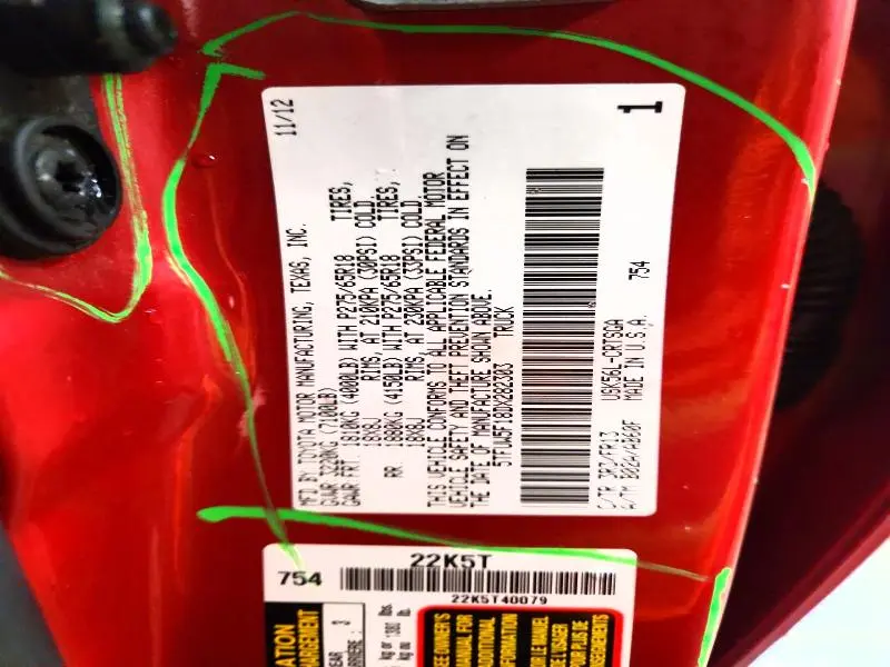 2013 TOYOTA TUNDRA GRADE  