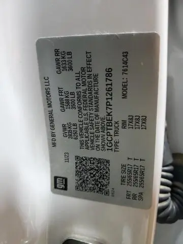 2023 CHEVROLET COLORADO   