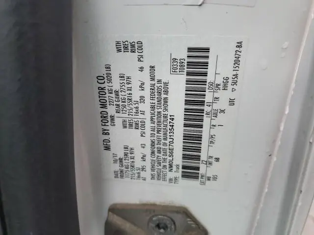 2018 FORD TRANSIT CONNECT XL  