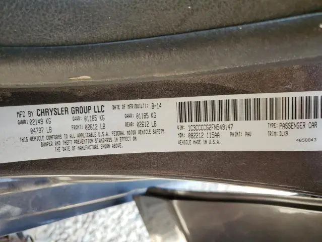 2015 CHRYSLER 200 C  
