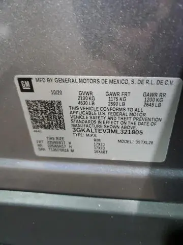 2021 GMC TERRAIN SLE  
