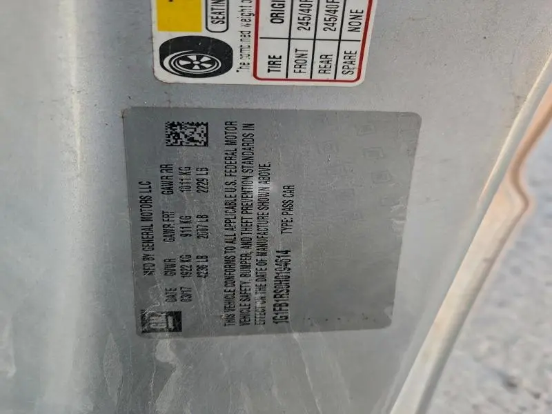 2017 CHEVROLET CAMARO LT  