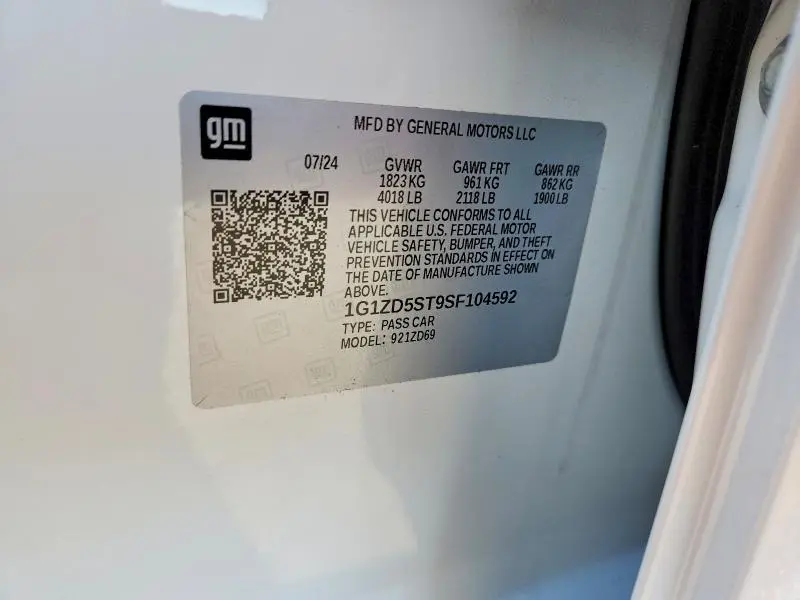 2025 CHEVROLET MALIBU LT  