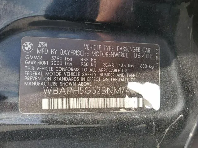 2011 BMW 328 I SULEV  