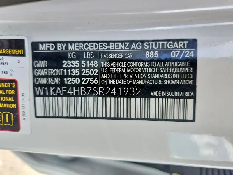 2025 MERCEDES-BENZ C 300 4MATIC  