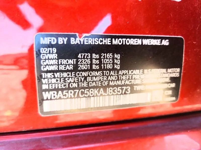 2019 BMW 330XI   