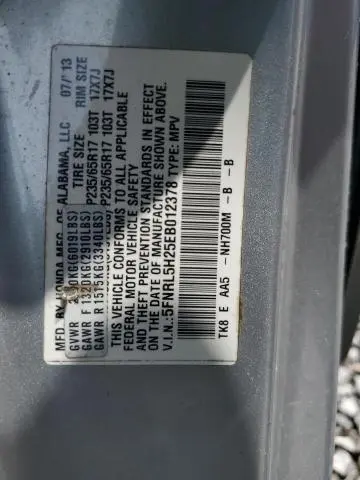 2014 HONDA ODYSSEY LX  