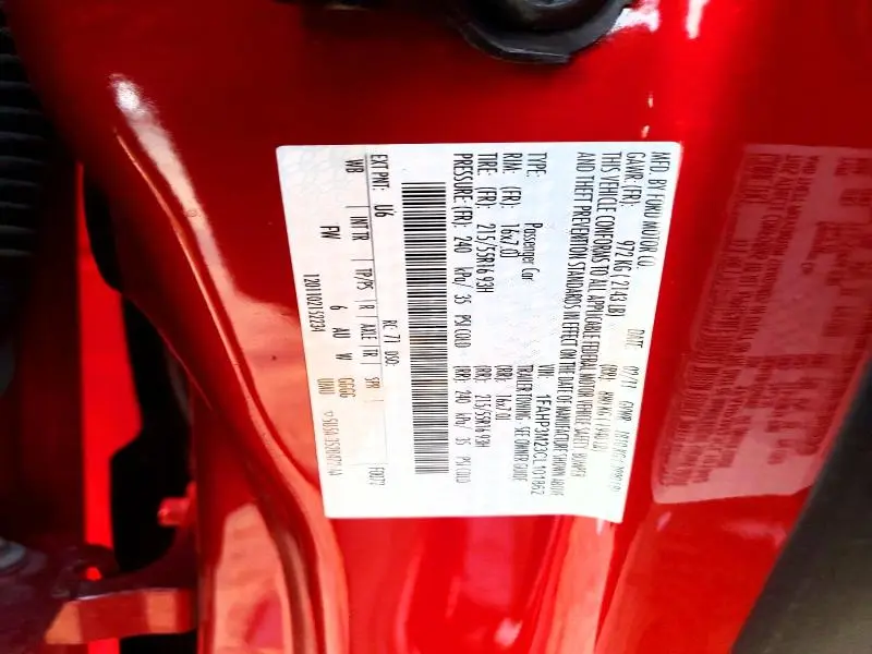 2012 FORD FOCUS SEL  