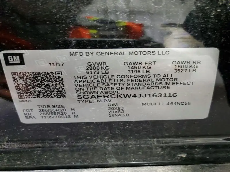 2018 BUICK ENCLAVE PREMIUM  